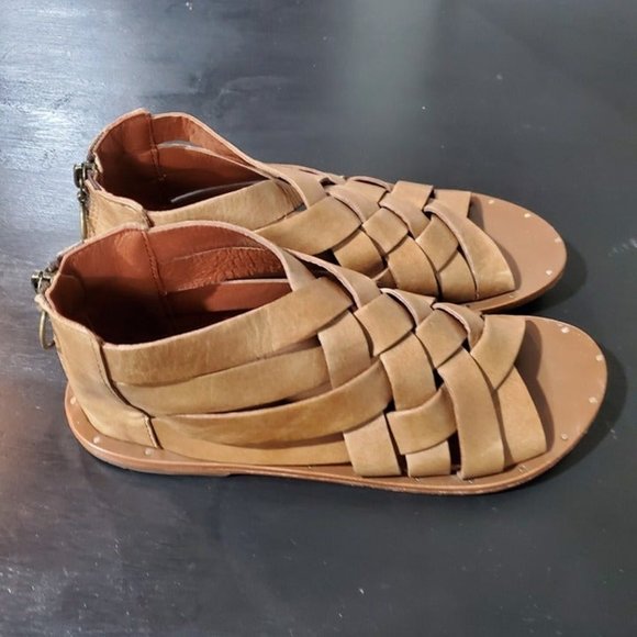 Beek Turaco Leather Sandals Size 8 Woman - Picture 2 of 8